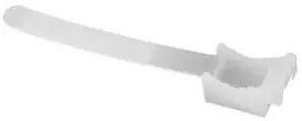 Prisukamas laikiklis kabeliui su dirželiu Pawbol H.7207 UP-30 (baltas, 30mm, 100vnt)