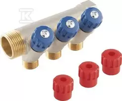 Ferro Vandens skirstytuvas 1''x1/2'', 3 krypčių