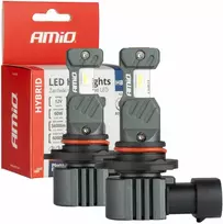 LED žibintų lemputės Hybrid series HB4 9006 6000K Canbus 60W AMIO-04118