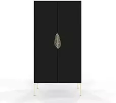 Komoda, Skandica MERLIN, 160x80 cm, Juoda