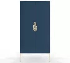 Komoda, Skandica MERLIN, 40x160x80 cm, Tamsiai Mėlyna