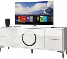 TV staliukas Skandica TV spintelė, EVA, 150x59 cm, Balta