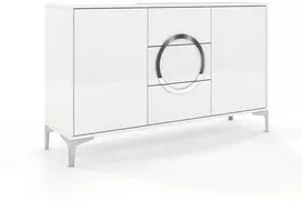 Skandica Komoda, EVA, 138x83 cm, Balta
