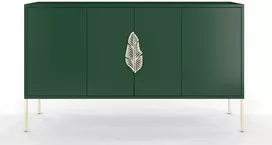 Komoda, Skandica MERLIN, 40x138 cm, Žalia