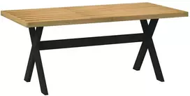 Valgomojo stalas NOAIN X formos kojos 180x90x75 cm
