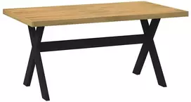 valgomojo stalas NOAIN X formos kojos 160x90x75 cm