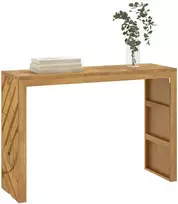 konsolinis stalas 110x35x75 cm medžio masyvo tiko