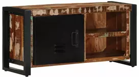 TV staliukas televizoriaus spintelė 80x30x40 cm Regeneruota medžio masyva