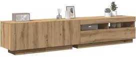 TV staliukas televizoriaus spintelė su LED lemputėmis Artisan ąžuolas