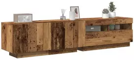 TV staliukas televizoriaus spintelė su LED lemputėmis Artisan ąžuolas
