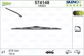 Valytuvas Valeo Silencio Performance VM23, 475 mm