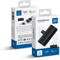 BlueStar Nešiojamoji baterija „Blue Star W0556P“ 2,1A 5000 mAh su integruota „Lightning“ jungtimi, juoda