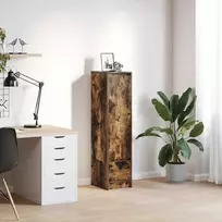 Komoda, dūminio ąžuolo spalvos 29,5x34x119,5cm apdirbta mediena