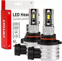 LED žibintų lemputės H-mini Series HB3 9005/HIR1 9011/H10 AMiO-03334