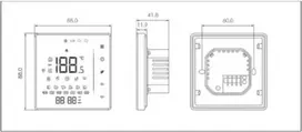 WiFi termostatas Konveka TW230-3 juodas