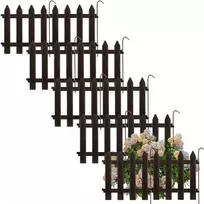 Palisade sodo tvora, ruda apvada, komplekte 10 vnt. 30x30 cm