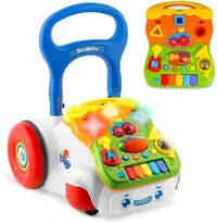 Edukacinis vaikštynė su muzika 2 viename RK-744 Ricokids baltas