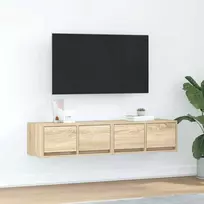 TV staliukas Televizoriaus spintelės, 2vnt., 60x31x25,5 cm, mediena