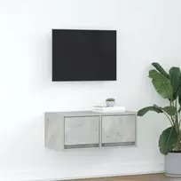 TV staliukas Televizoriaus spintelė, betono, 60x31x25,5 cm, apdirbta mediena