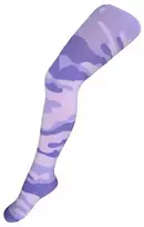 Medvilninės pėdkelnės New Baby su kamufliažiniu raštu šviesiai rožinė-violetinė, dydis 128 (7-8 m.), 128 (7-8 m.)