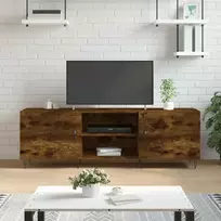 TV staliukas Televizoriaus spintelė, dūminio ąžuolo, 150x30x50cm, mediena