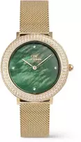 Laikrodis Daniel Wellington Crystalline Bezel Evergold Žalias DW00100824