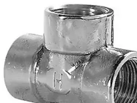 Isiflo Chromuotas žalvarinis trišakis 1/2"