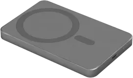 POWER BANK indukcinis Kruger & Matz 5000 mAh Mag Safe pilkas