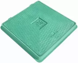 Gm Plasta Gm_Plasta Kvadratinis kanalizacijos liukas, 650x650 mm A15 žalias