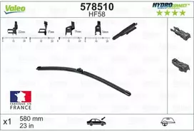 Valytuvas Valeo HydroConnect HF58, 580 mm
