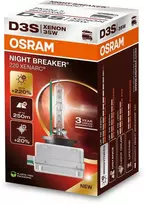 Osram Lemputė (dėžutėje 1 vnt.) D3S 42V 35W PK32D-5 XENARC NIGHT BREAKER 220, balta 4500K