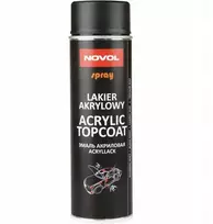Novol Juodi matiniai dažai Juodas MAT aerozoliniai 500ml