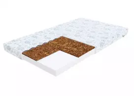 Vaikiškas porolono čiužinys su kokosu CALM DUMBO 80X180