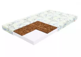 Vaikiškas porolono čiužinys su kokosu CALM DINO 80X190