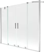 Vonios sienelė Mexen Velar Duo II, Chrome, 170 x 150 cm