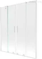 Vonios sienelė Mexen Velar Duo II, Baltas, 140 x 150 cm