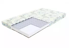 Vaikiškas grikių ir kokoso čiužinys MIKI DINO 70X140