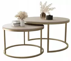 Furniture Package Žurnalinis kavos staliukas spalva kašmyras/auksas