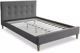 Homestyle4U Lova, 185x212 cm, pilka