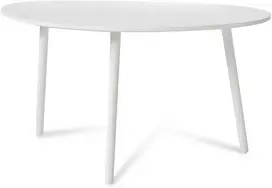 Homestyle4U Šoninis staliukas, 84x50x43.5 cm, balta