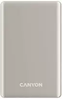CANYON išorinė baterija OnPower 505 plonas magnetinis 5000 mAh PD20W smėlio spalvos