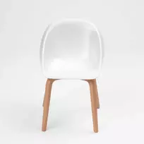 Valgomojo kėdė Hoop (Balta)