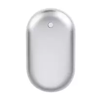 Nešiojamas rankų šildytuvas, Powerbank 10000mAh (Sidabrinis)