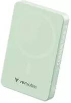 „Verbatim Charge ‘n’ Go Essentials“ magnetinė belaidė išorinė baterija, 10000 mAh, Žalia