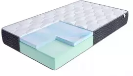 Porolono čiužinys su sidabrinis border cosido užvalkalu MERIDO 80X200