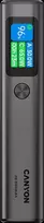 CANYON maitinimo blokas OnPower 230 TFT 20000 mAh PD130W tamsiai pilkas