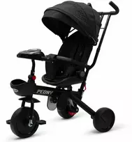 Goodyear Vaikiškas triratukas „Baby Mix Peony EVA“ | Juodas