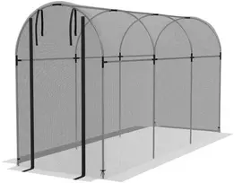 Outsunny Augalų apsaugos tinklas su užtrauktuku nuo vabzdžių ir kenkėjų 1,2 x 3,6 m