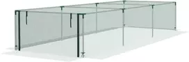 Outsunny Augalų apsaugos tinklas su užtrauktuku nuo vabzdžių ir kenkėjų 1,25 x 3,73 m