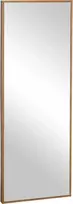 Homcom Sieninis veidrodis 125x45cm su mediniu rėmu, natūralus